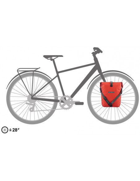 Sakwa rowerowa Ortlieb Sport-Roller Plus Salsa-dark chili 14.5l