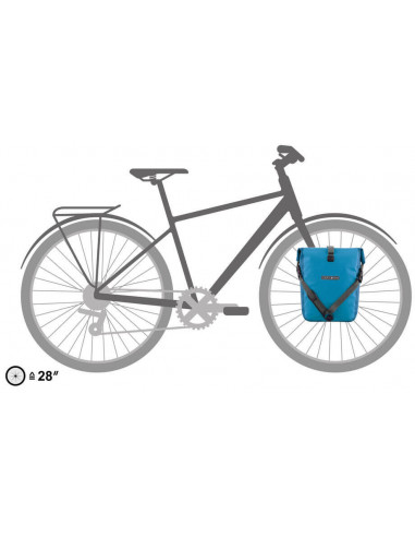 Sakwa rowerowa Ortlieb Sport-Roller Plus Blue-denim 14.5l