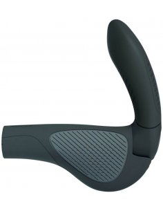 Chwyt rowerowy Ergon GP4 Evo L z ergonomicznym podparciem dłoni i rogami, widok boczny produktu 2